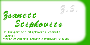 zsanett stipkovits business card